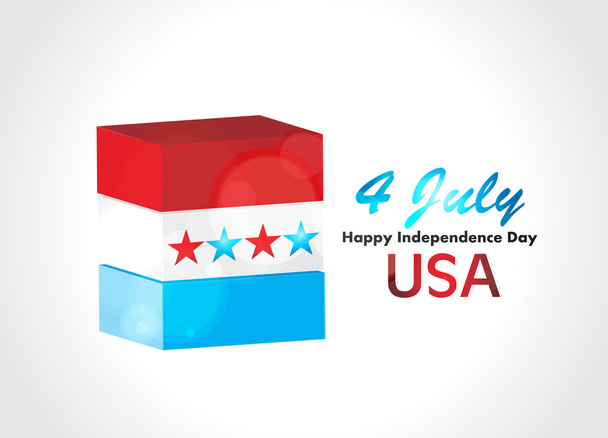 July 4, Abstract Independence Day background. - Vector, Imagen