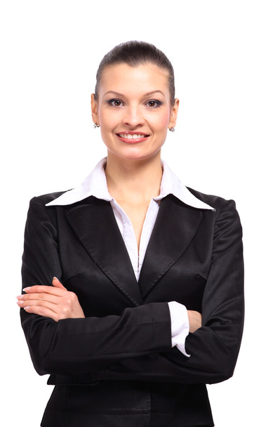Portrait of a happy young business woman - Foto, imagen
