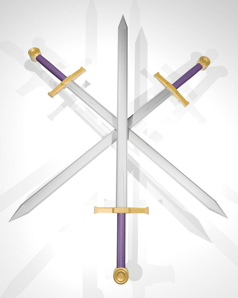 Simgeler kılıç el çizimi - Fotoğraf, Görsel