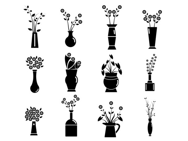 Set of Vase Vector Illustration - Vector, Image