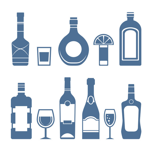 Drink icons. - Vector, Image