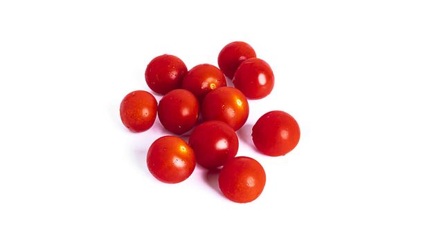 Fresh cherry tomatoes isolated on a white background. - Foto, immagini