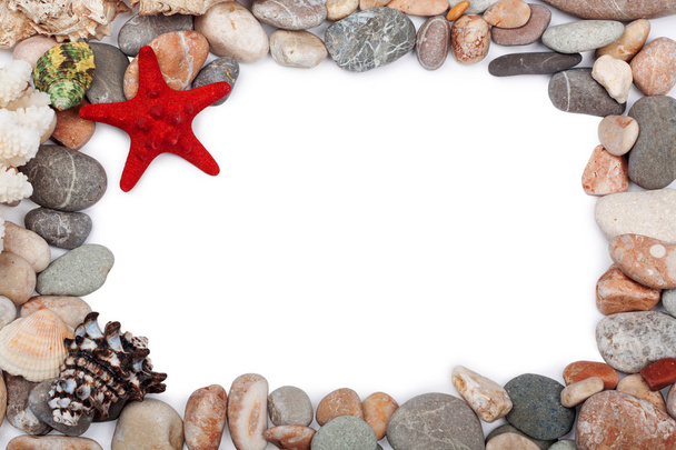 starfish and   pebbles - Foto, Bild