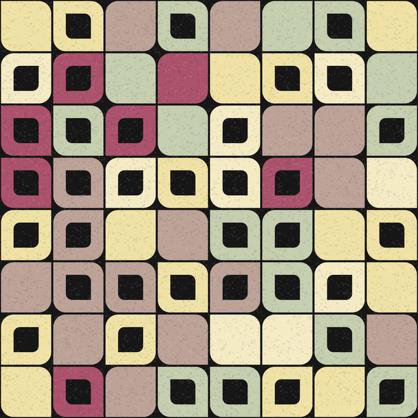 Abstract kleur geometrische mozaïek patroon generatieve computationele kunst illustratie, imitatie van tegel kleur stukken - Vector, afbeelding