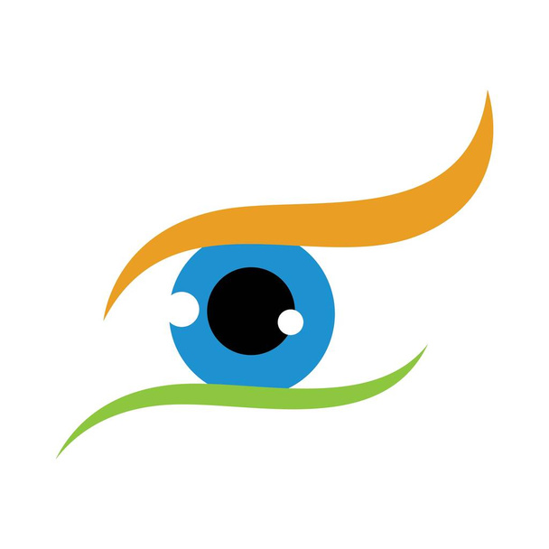 Ojo cuidado logo imágenes ilustración diseño - Vector, imagen