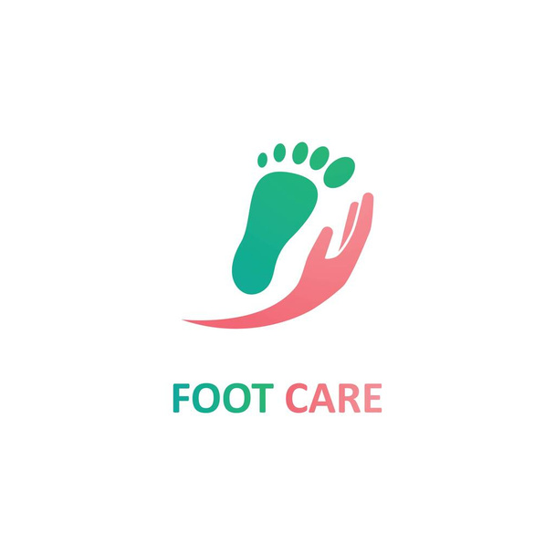 Foot care ilustration logo vector design - Vector, Image