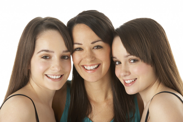 Studio Portrait Of Three Young Women - Фото, изображение