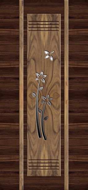 Afdrukbare houten moderne laminaat deur huid ontwerp en achtergrond behang - Foto, afbeelding