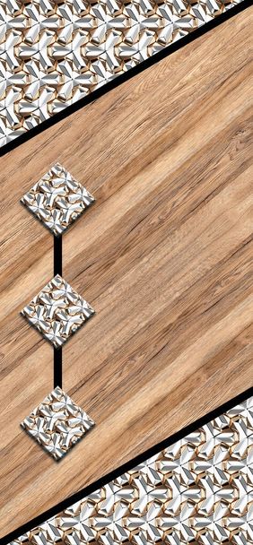 Diseño de piel de puerta laminada moderna de madera imprimible y papel de pared de fondo - Foto, imagen
