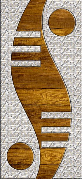 Design de pele de porta laminado moderno de madeira para impressão e papel de parede de fundo - Foto, Imagem
