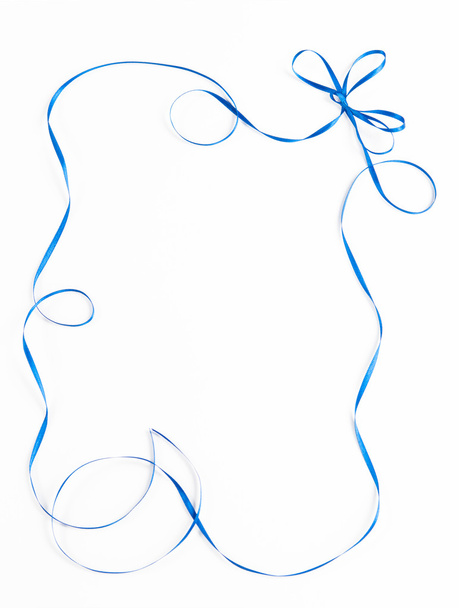 Marco en blanco de cinta azul
 - Foto, imagen