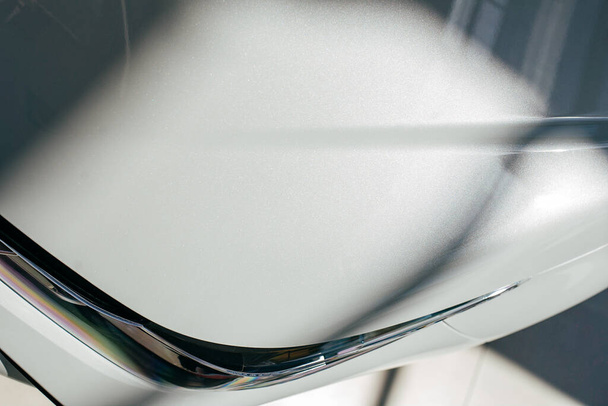shine and texture of a car close-up  - Фото, изображение