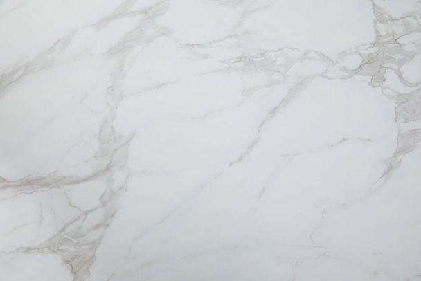 White marble plate. Marble background or texture. - Photo, Image