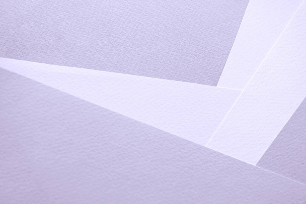 feuilles de papier de couleur pastel, fond blanc - Photo, image