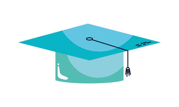 graduation cap icon - Vector, Image