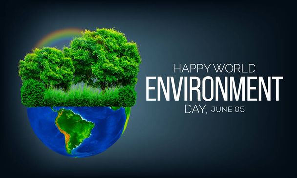 Světový den životního prostředí je sledován každý rok 5. června, byla to stěžejní kampaň na zvýšení povědomí o otázkách životního prostředí vznikajících v důsledku znečištění moří, přelidnění lidí. - Fotografie, Obrázek