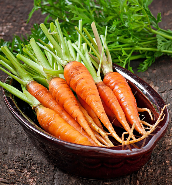 bouquet de carottes fraîches - Photo, image