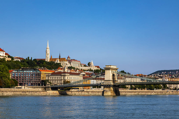 panoramic view of old town of Budapest, Hungary - Photo, Image