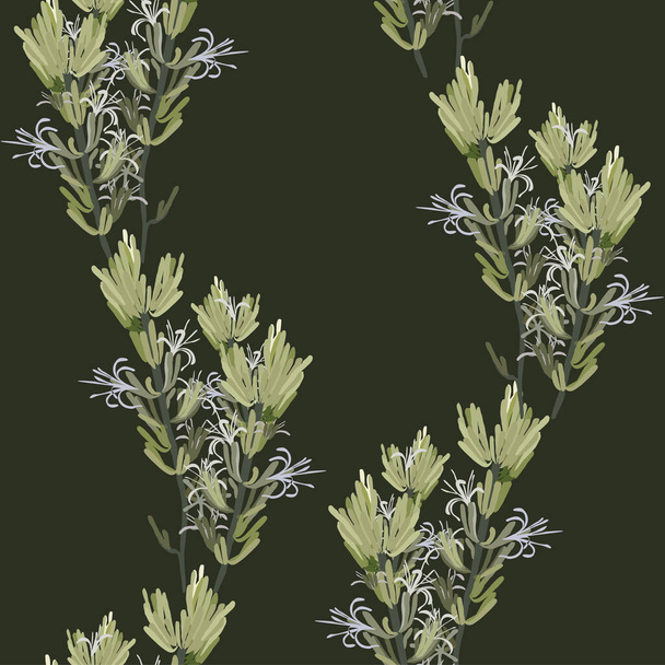 Abstract floral seamless pattern. Vector design file. - Vetor, Imagem