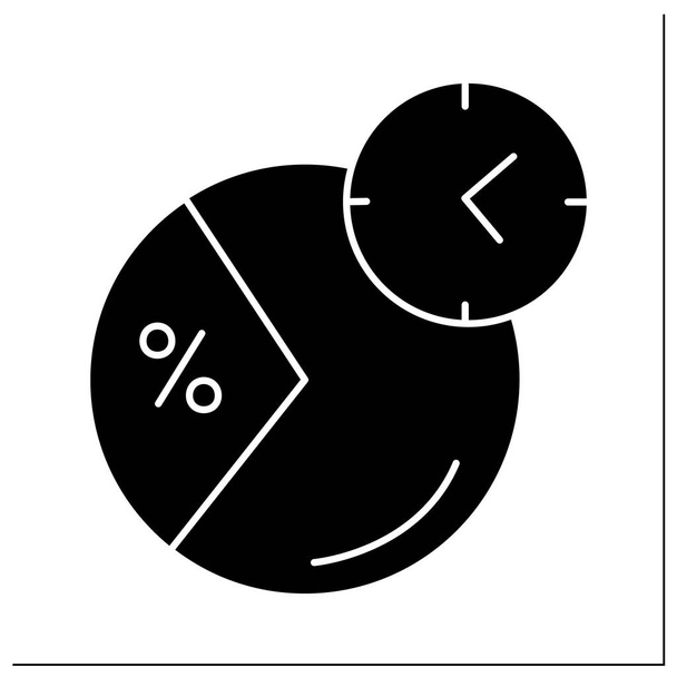 Dagwaarde hiëroglief pictogram - Vector, afbeelding