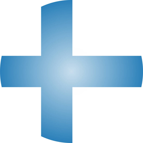 кантрі фінська ікона в ізометричному стилі
 - Вектор, зображення