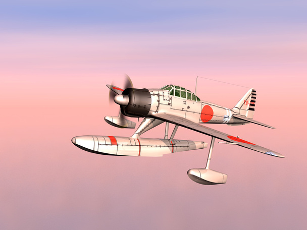 japoński myśliwiec bombowiec - Zdjęcie, obraz