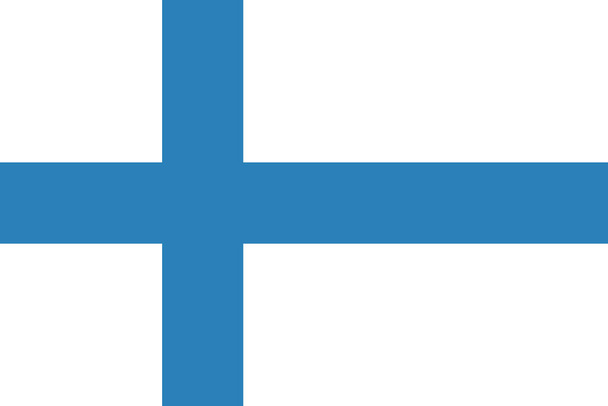 země finland finský ikona v plochém stylu - Vektor, obrázek