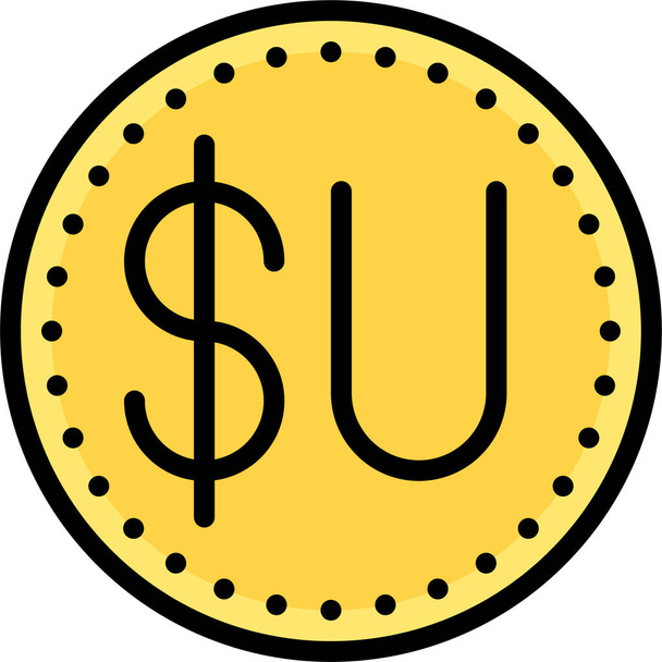 monnaie monnaie monnaie icône argent - Vecteur, image