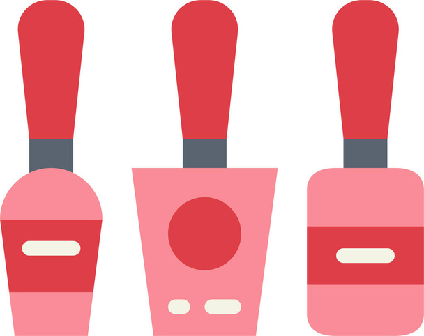 hygienický lak na nehty ikona v plochém stylu - Vektor, obrázek