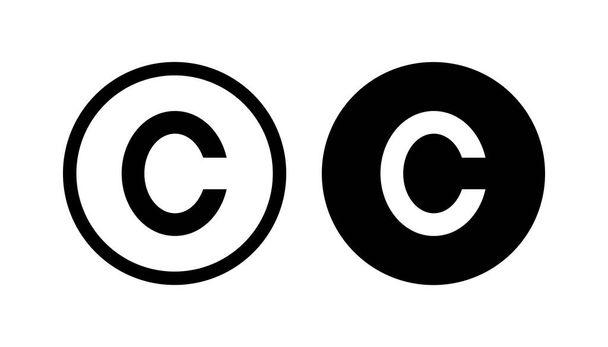 Набір піктограм авторського права. символи авторських прав
 - Вектор, зображення