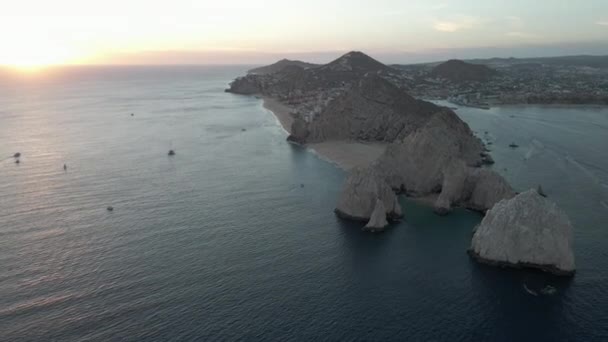 Cabo San Lucas mit Blick auf den Sonnenuntergang - Filmmaterial, Video