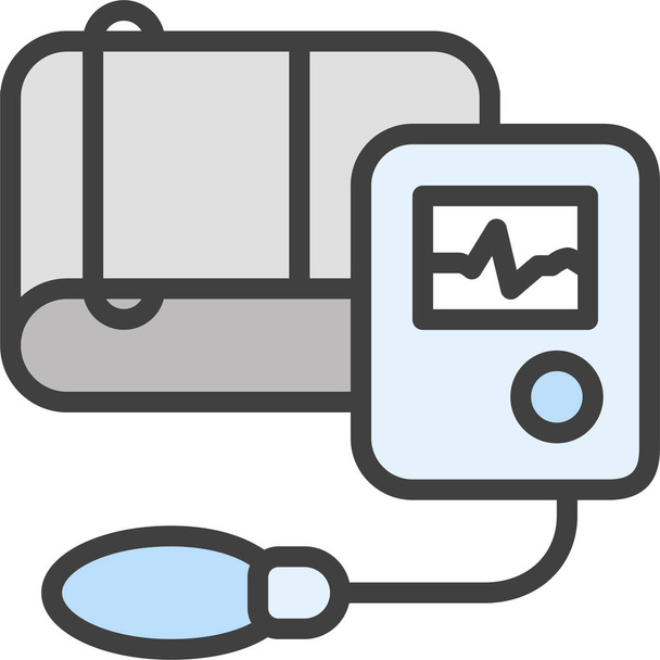 blood pressure tonometer icon icon - Wektor, obraz