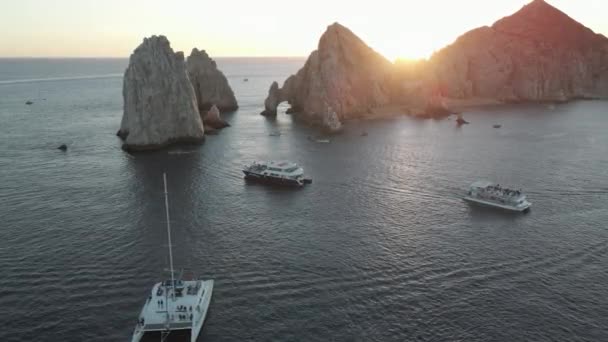 Cabo San Lucasin elokuvallinen auringonlasku - Materiaali, video