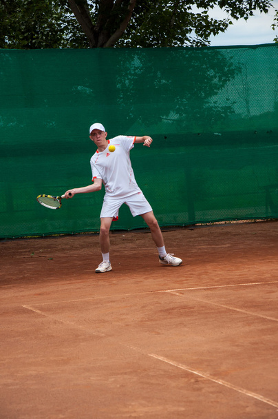 zawody tenisowe Junior - Zdjęcie, obraz