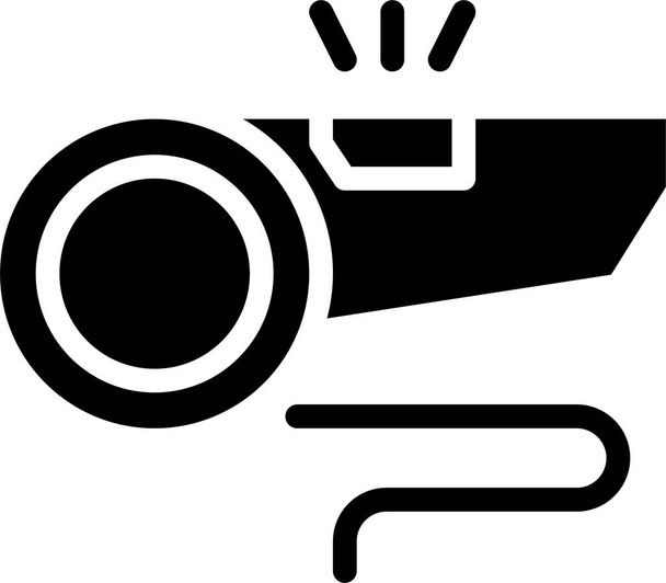 whistle whistles solid icon in solid style - Vector, Image