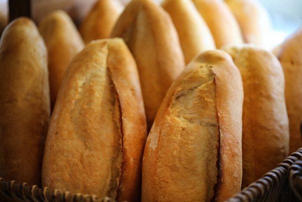 Bäckereikorb, Mehlprodukte, Bäckerei, Bäckerei und Brotkorb - Foto, Bild