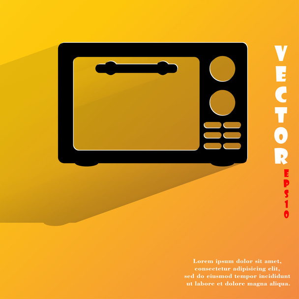 microwave.icon.flat design moderno
 - Vettoriali, immagini