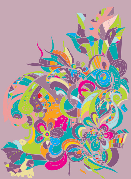 Vector abstract digital colorful background - Вектор, зображення