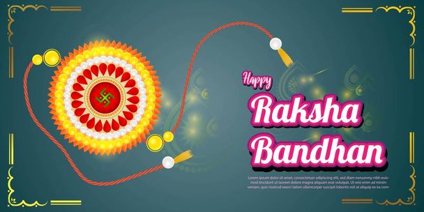 vectorillustratie voor Indiaas festival Raksha Bandhan betekent Raksha Bandhan - Vector, afbeelding