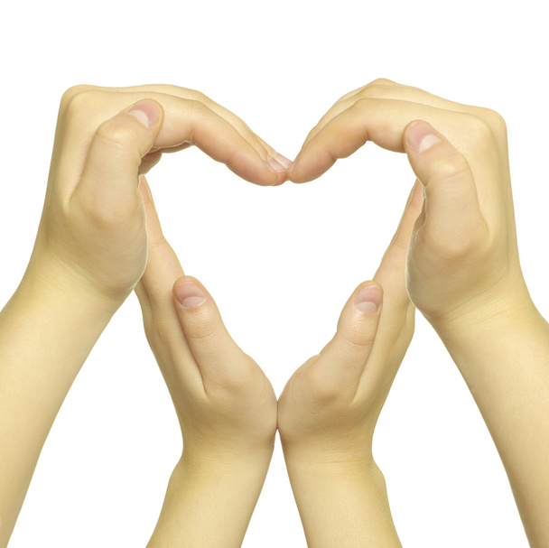 Форма рук сердца
 - Фото, изображение