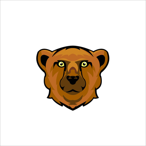 león logotipo moderno. plantilla de emblema de diseño de león para un deporte - Vector, imagen