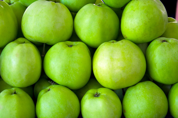 Yeşil elma arka plan - Fotoğraf, Görsel