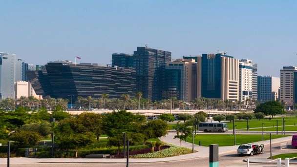 μια άποψη της Ντόχα στο κέντρο της πόλης, Ντόχα, Κατάρ - Φωτογραφία, εικόνα