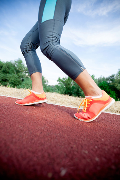 Closeup of A Women's Running Shoe  - Foto, Bild