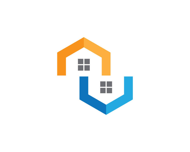 Property Logo Template vector icon illustration design - Vector, Image
