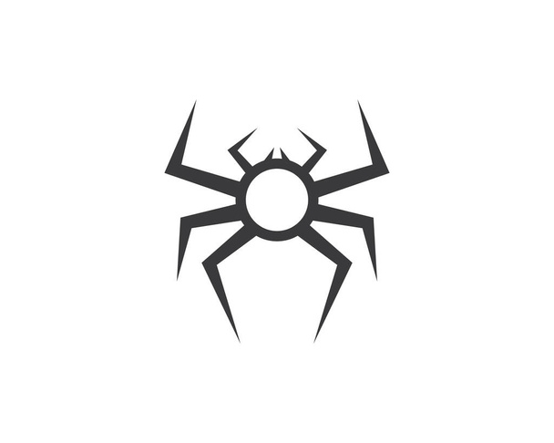 Návrh vektorové ikony šablony loga pavouka - Vektor, obrázek