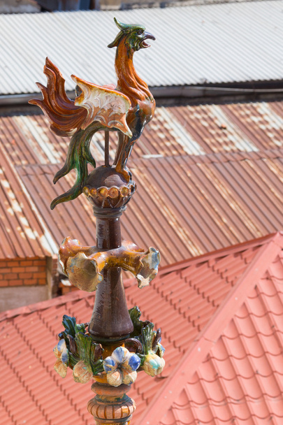 rooster on the roof - Φωτογραφία, εικόνα