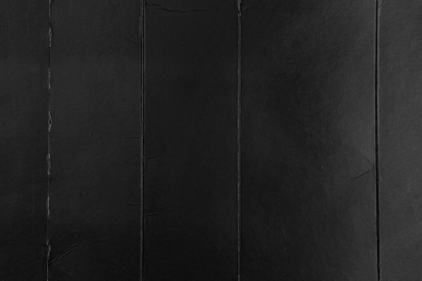 Grunge plié noir en carton vintage. Résumé papier fond - Photo, image