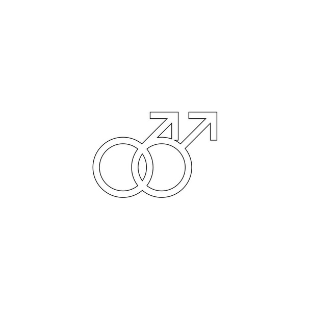gender icon for web, user interface - Wektor, obraz
