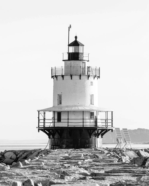 Spring Point Ledge Lighthouse, in Portland, Maine - Foto, Imagem